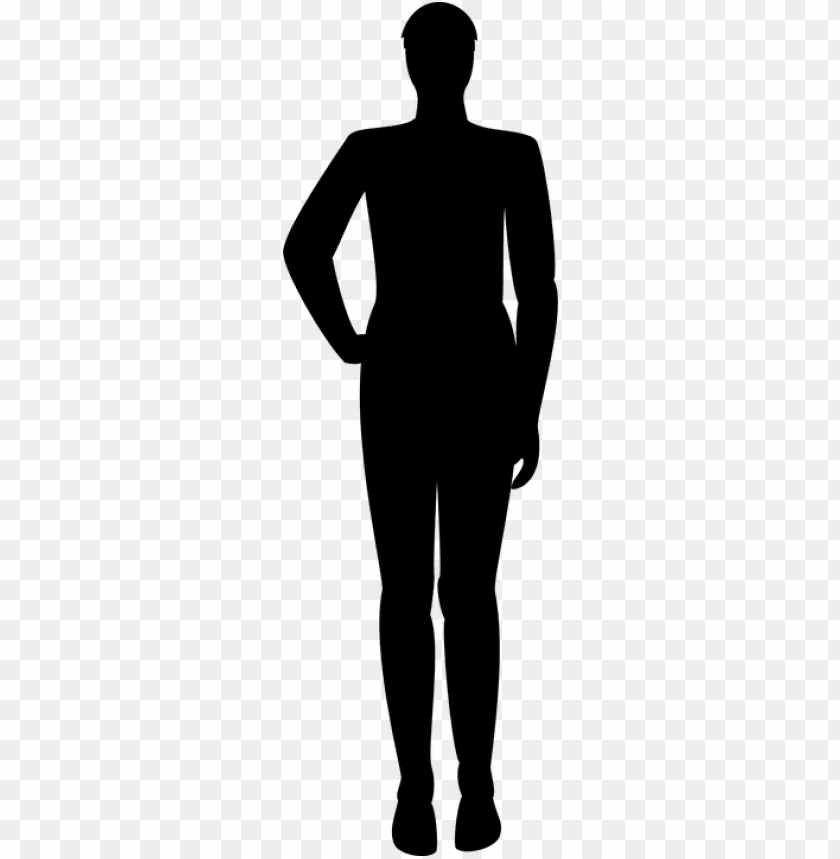 silhouette homme debout