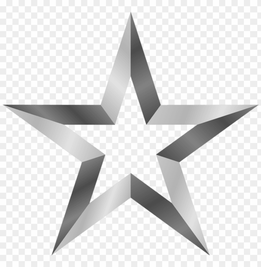 silver star transparent