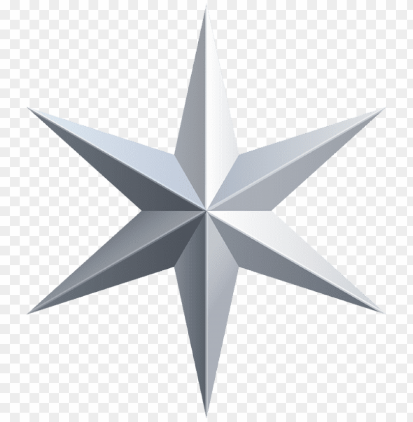 silver star transparent