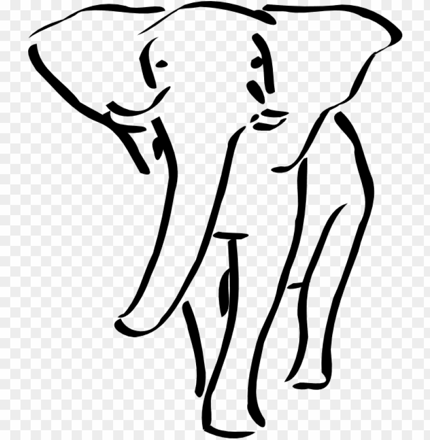 miscellaneous, tattoos, simple elephant tattoo, 