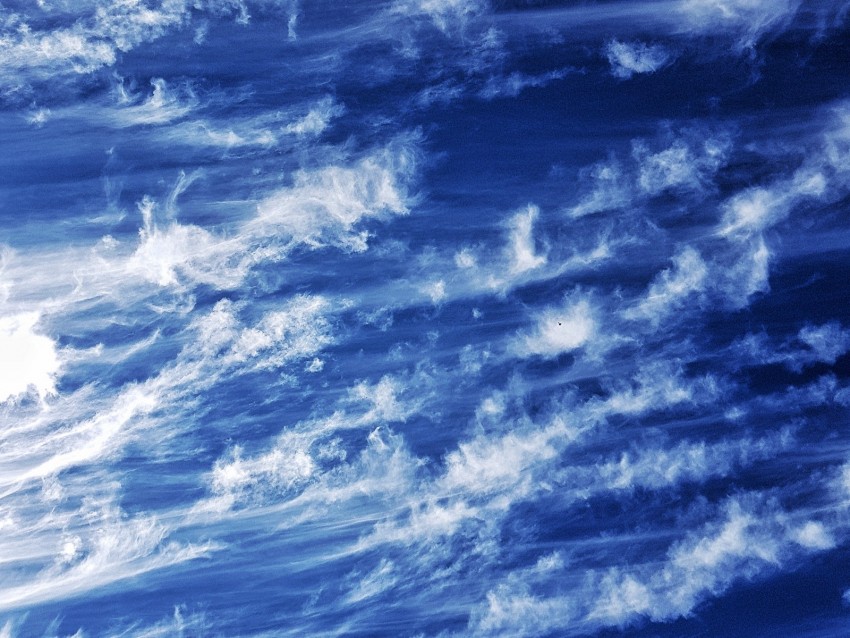 Sky Clouds Atmosphere Height Background