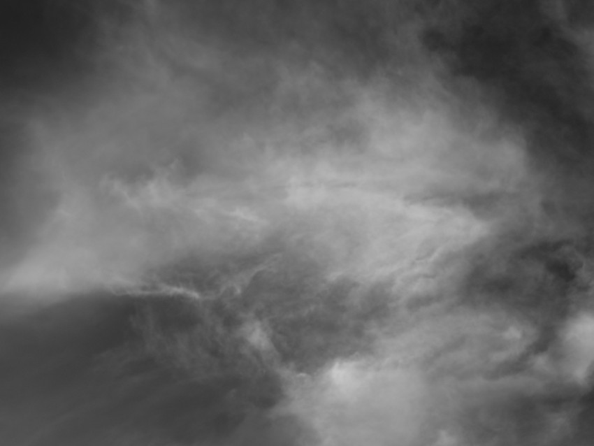 Sky Clouds Bw Gray Background