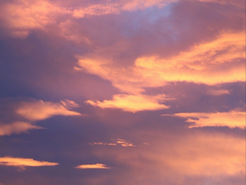 sky, sunset, clouds, cloudy