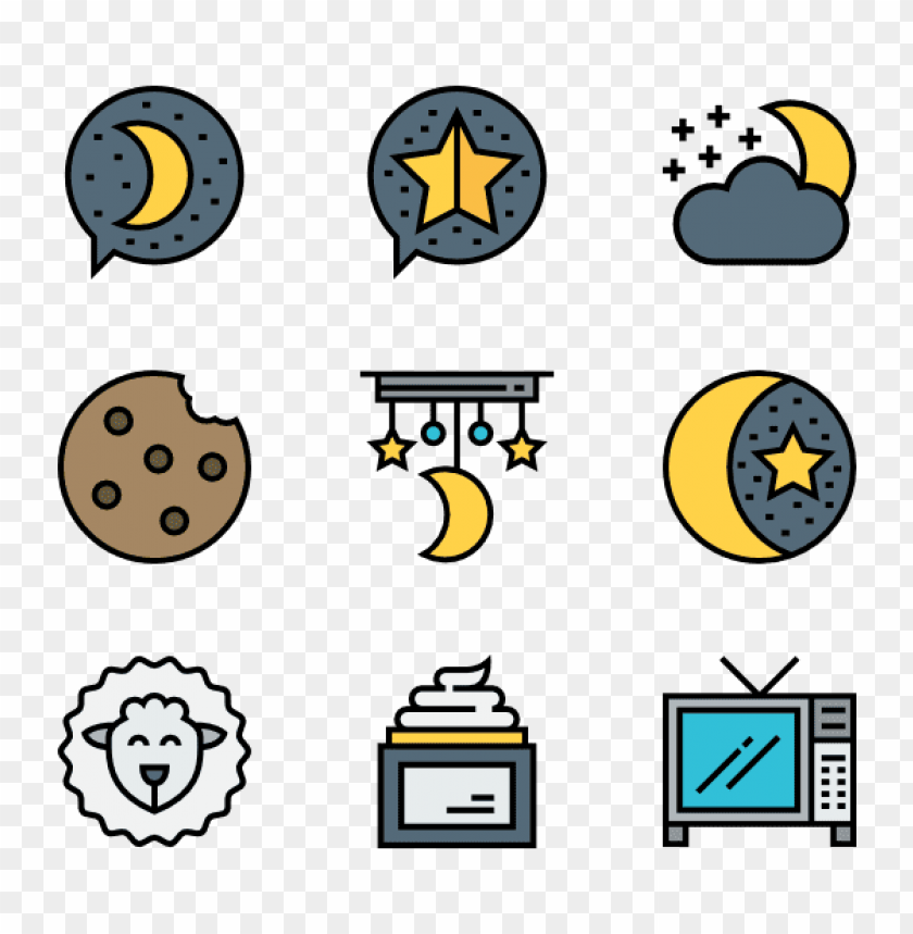 moon, star, cloud, cookie, hanging stars, sheep, whipped cream