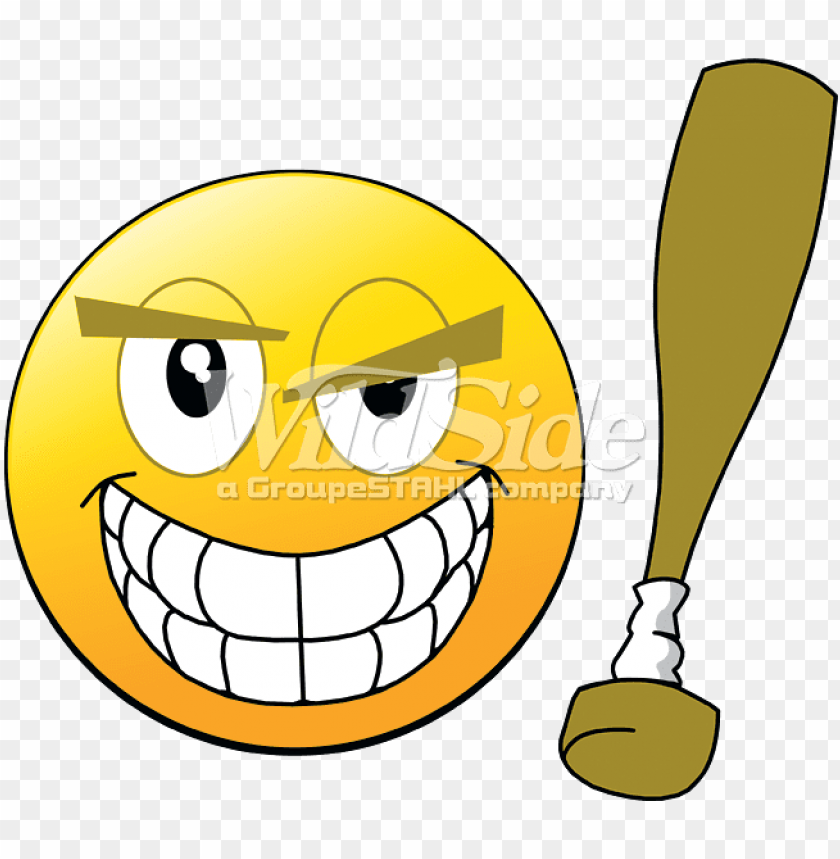 baseball bat, smiley face emoji, baseball stitches, baseball cap, bat silhouette, baseball ball