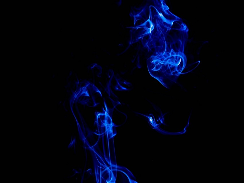 Smoke Blue Shroud Clot Dark Colored Smoke Background