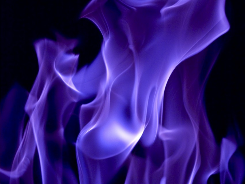 Smoke Fire Color Purple Background