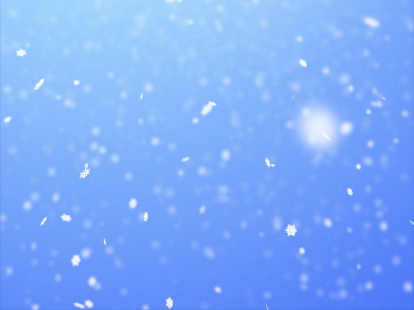 Snowfall Snowflakes Snow Winter Blue Light Background