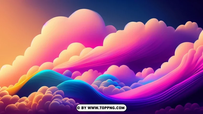 abstract, wave, background, colorful, rainbow, gradient, lines