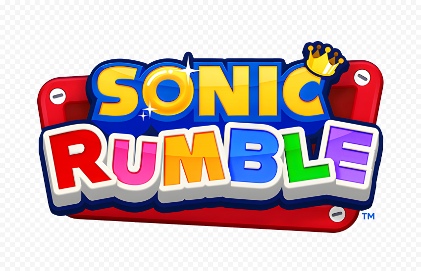 Sonic Rumble Gameplay Official Logo PNG Transparent Background