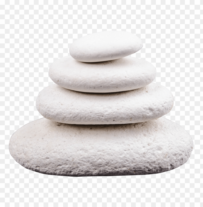 Stack of black stones PNG, smooth, arranged