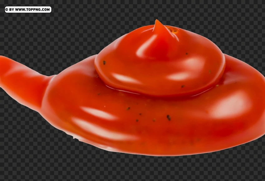 Spilled Tomato Red Sauce Image PNG Transparent Background