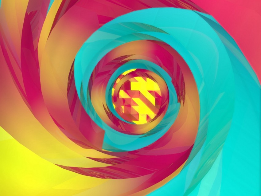 Spiral Colorful Twist Vortex Abstraction Background