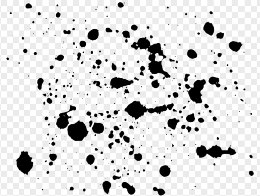 Splatter PNG Transparent Background