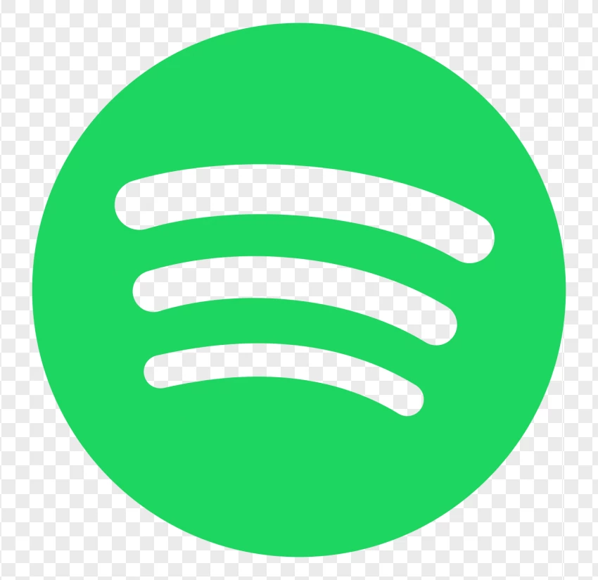 Spotify Icon Green PNG Transparent Background