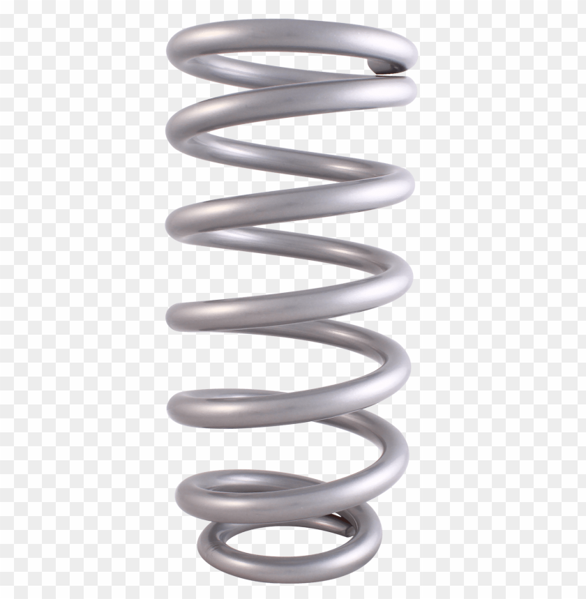 spring, metal coil, spiral shape, elastic material, mechanical component, tension spring, flexible design