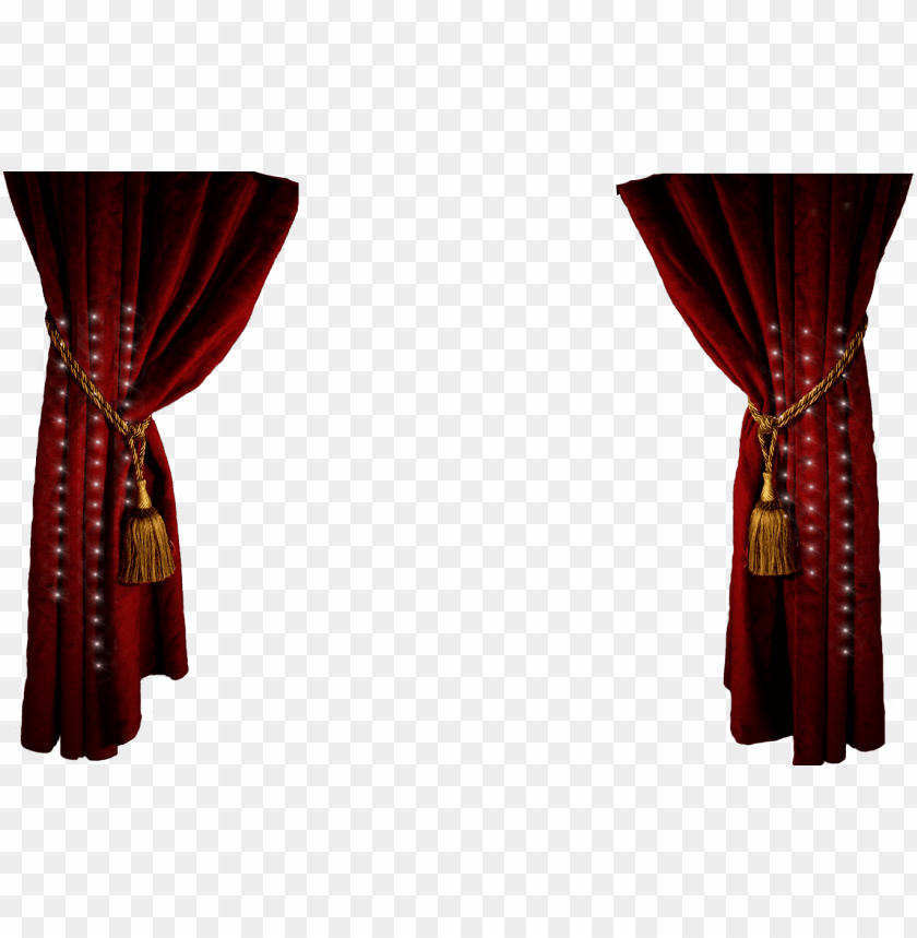 red curtains, velvet fabric, luxurious drapes, theater decor, room accessories, tassels design, home textiles