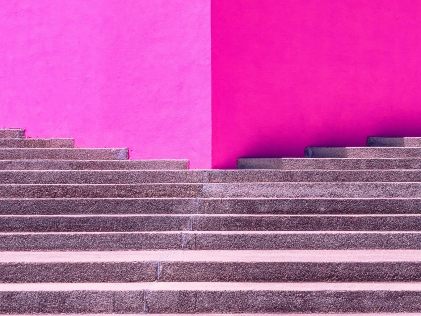 stairs, steps, wall, corner, architecture