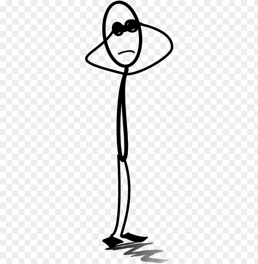 stick figure, stick figure transparent background, hands up, lacrosse stick, human figure