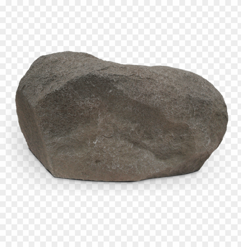 A textured, natural stone rock with a rough surface PNG