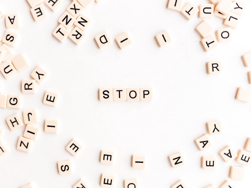 stop, word, letters, cubes, alphabet