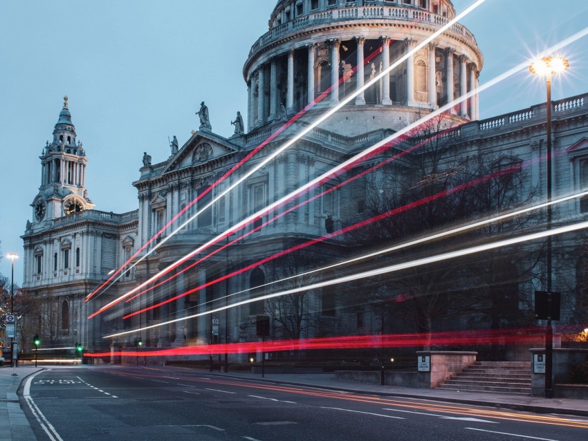 street, architecture, building, old, dome, long exposure, lights