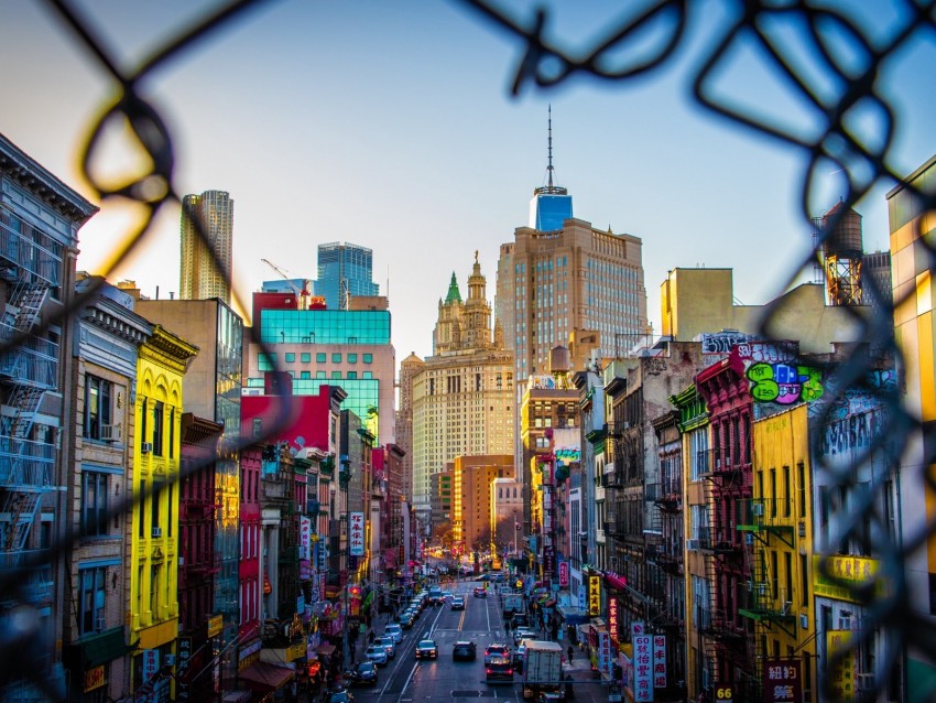 street, city, movement, architecture, colorful