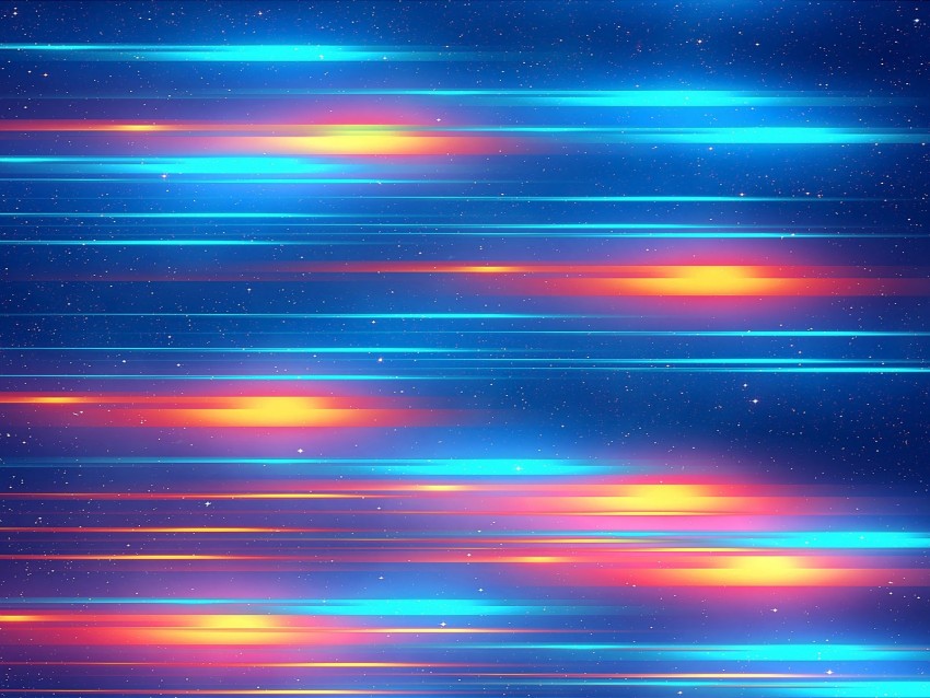 Stripes Glow Bright Colorful Abstraction Background