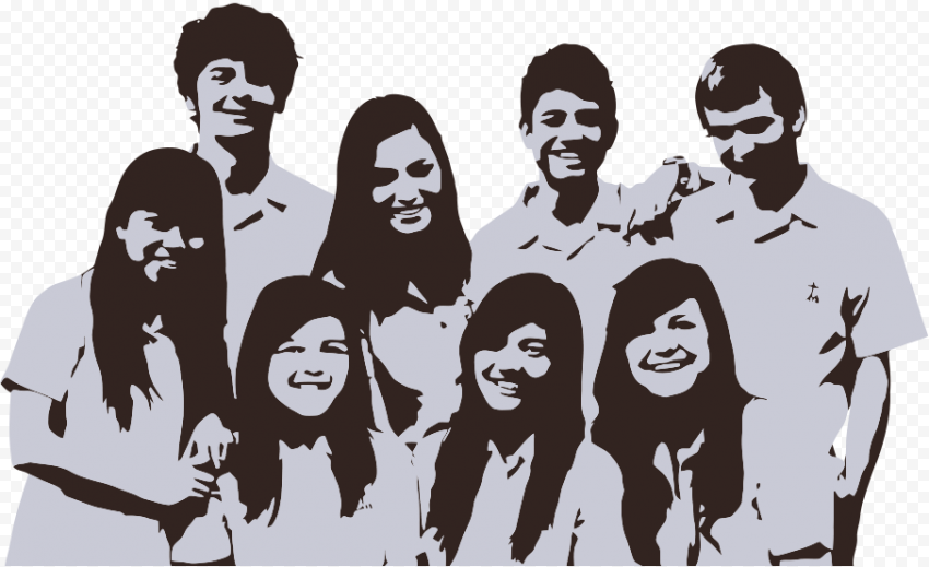 Students Bertait College Image - File College Students PNG Transparent Background