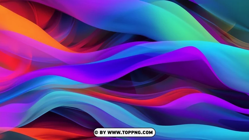 Stunning Abstracted Spectrum Of Colors 4k Wallpaper PNG Transparent Background