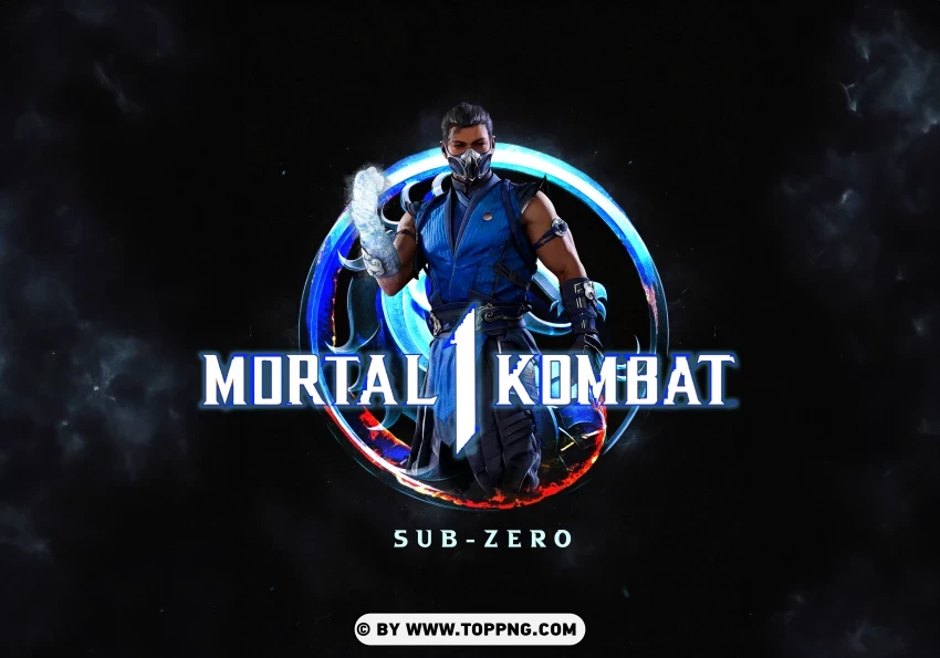 Sub-zero Mortal Kombat 1 Fighter Hd Wallpaper 4k PNG Transparent Background