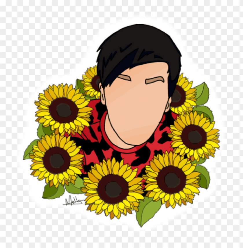 sunflower png tumblr, tumblr,png,sunflower