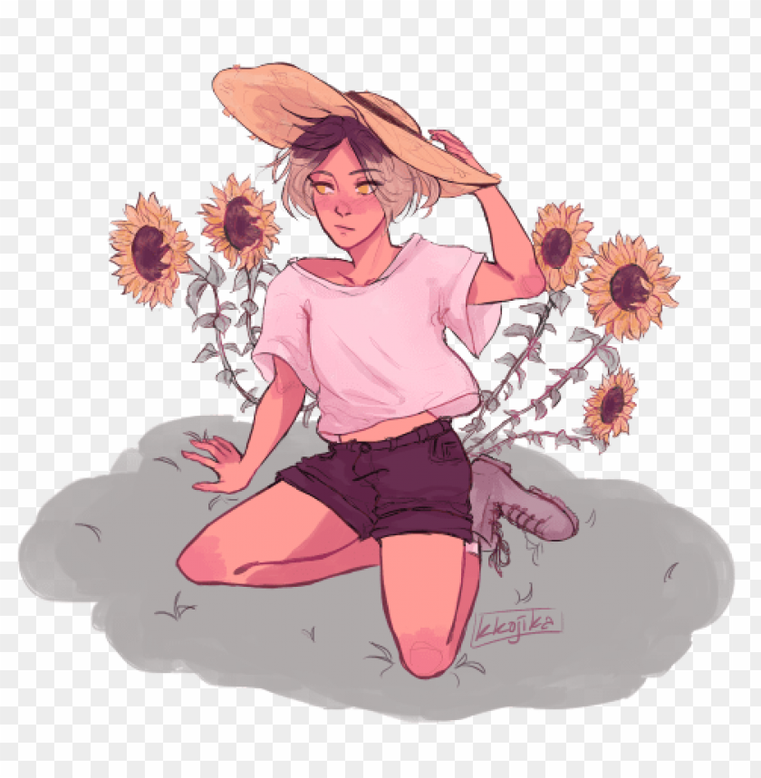 sunflower png tumblr, tumblr,png,sunflower