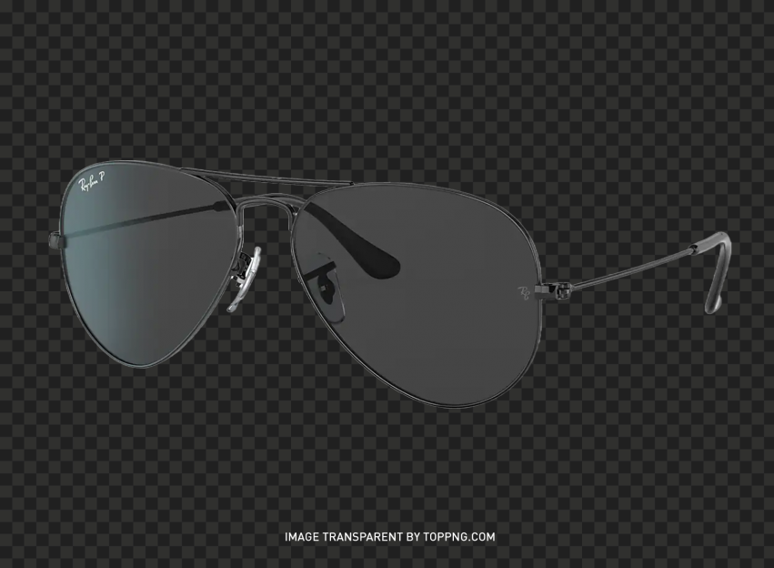 Sunglasses In Black And Black PNG Transparent Background