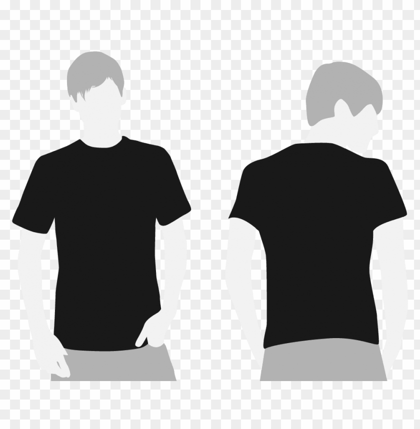 t shirt front and back