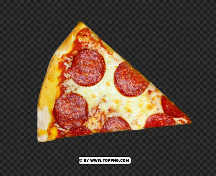 Tasty Pepperoni Pizza Slice Hd PNG Transparent Background