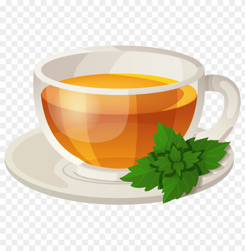 tea, herbal tea, orange beverage, mint leaves, drinkware, refreshing drink, natural ingredients