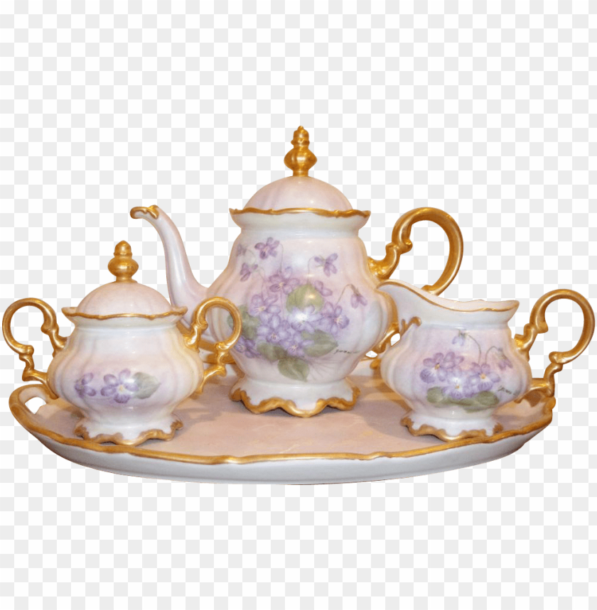 tea set, porcelain, floral design, gold accents, vintage tea service, decorative china, elegant tableware