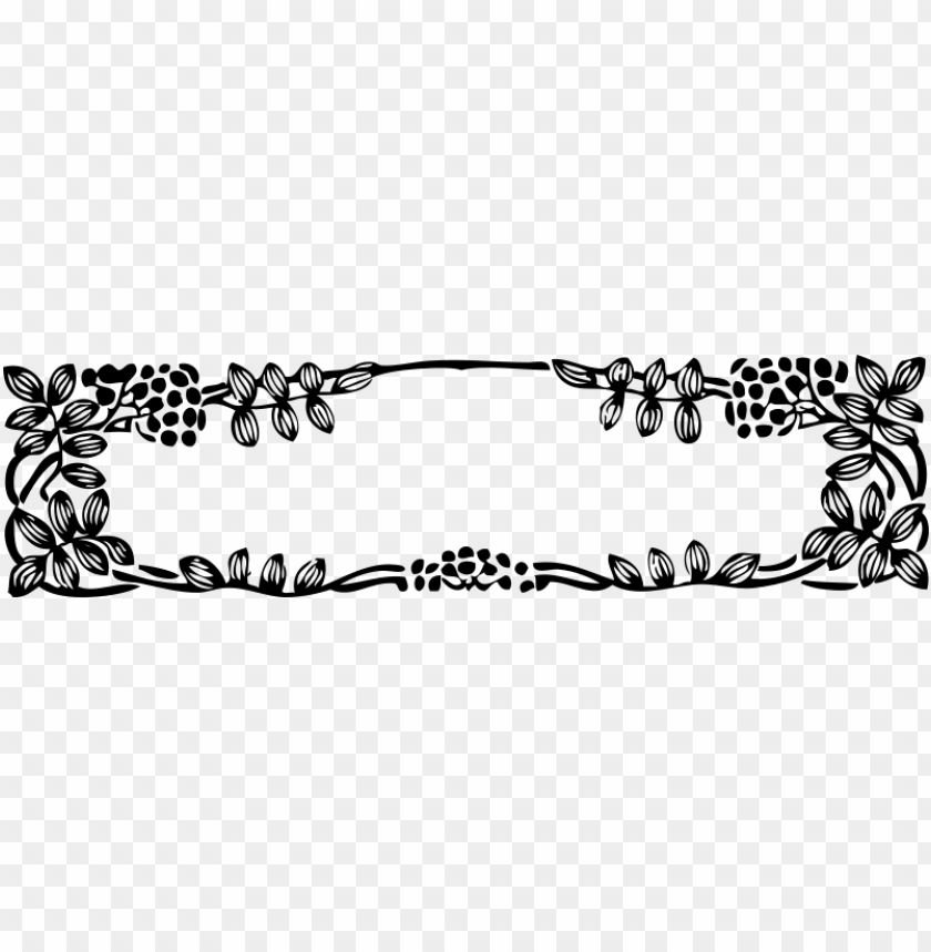 Floral Design, Decorative Borders, Hand-drawn Graphics, Art Print, Vintage Style