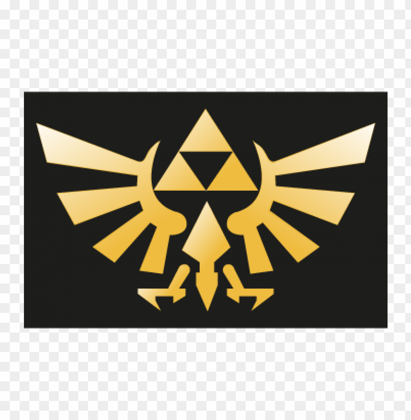 Hyrule emblem, Legend of Zelda, iconic logo, video game symbol, Nintendo franchise