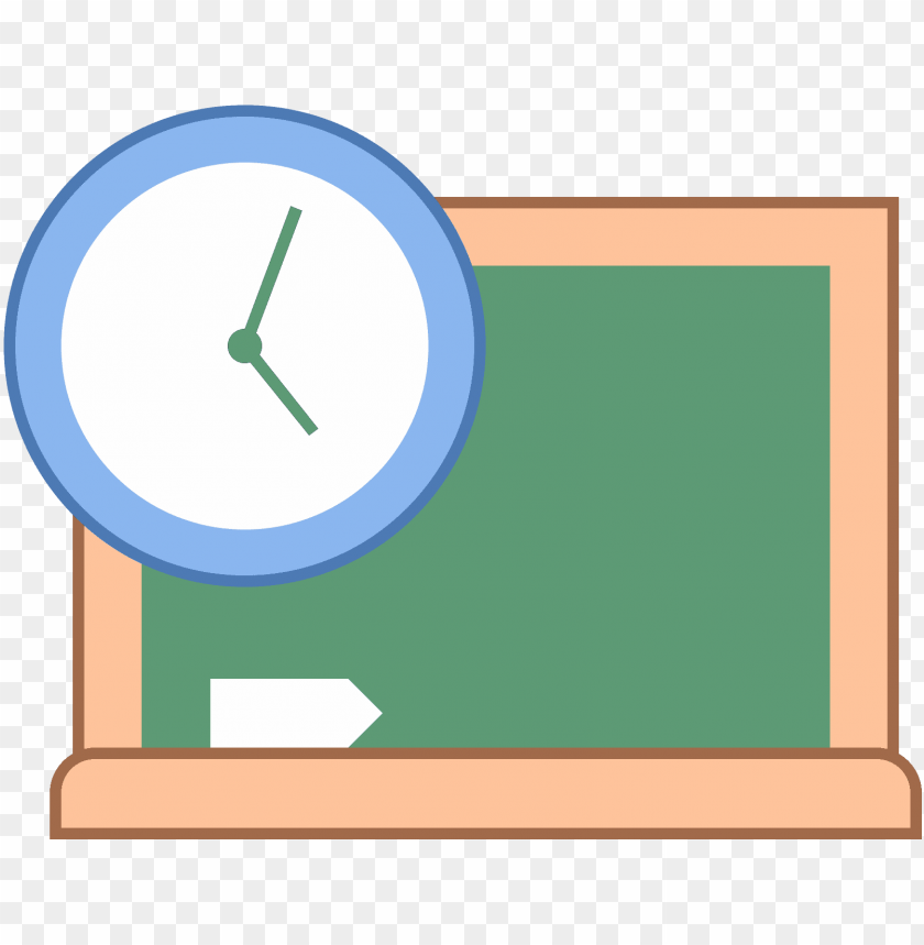 The Symbol For Curriculum A Blank Blackboard With - Icon PNG Transparent Background