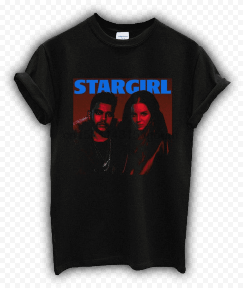 The Weeknd Stargirl Tshirt - Superhero PNG Transparent Background