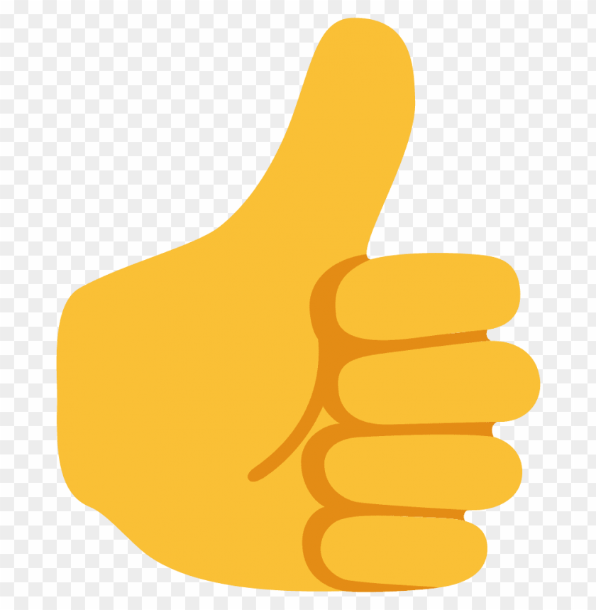 thumbs, up, emoji, yellow, skin