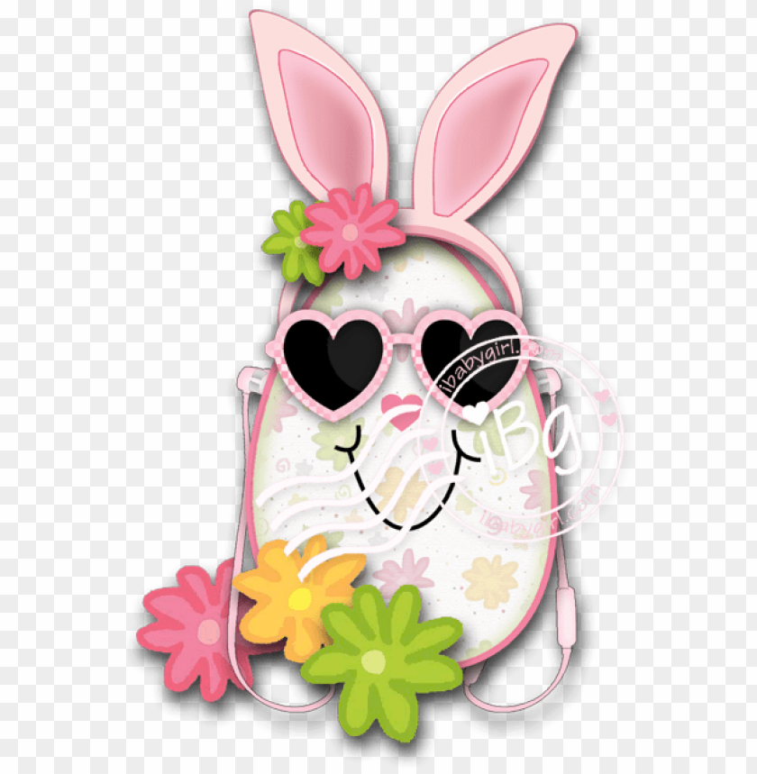 bunny, Easter, spring, flowers, decorations, holiday, cute design