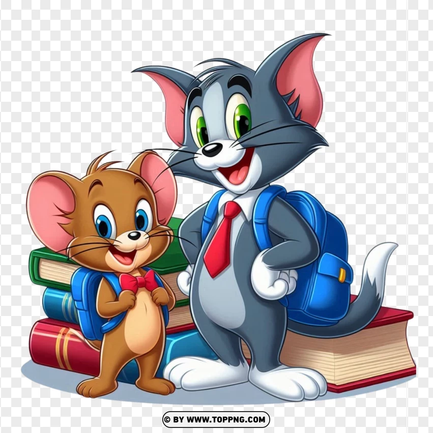 Tom and Jerry,  Disney character,  Cartoon,isolated,  Illustration,  Fictional Character ,  Fantasy