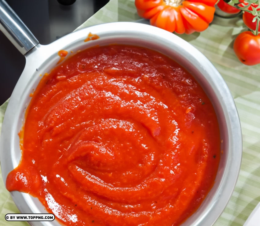 Tomato Paste For Pizza Hd PNG Transparent Background