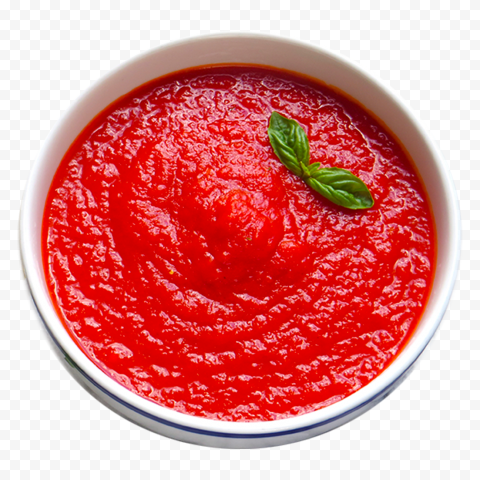 Tomato Sauce In A Ceramic Bowl Hd PNG Transparent Background