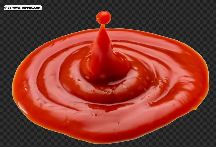 Tomato Sauce Stain High Quality PNG Transparent Background