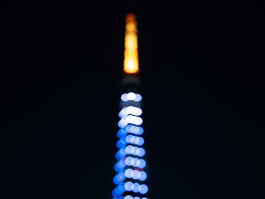 tower, backlight, blur, glare, bokeh