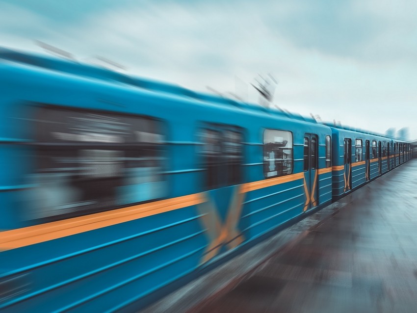 Train Movement Station Wagon Speed Background